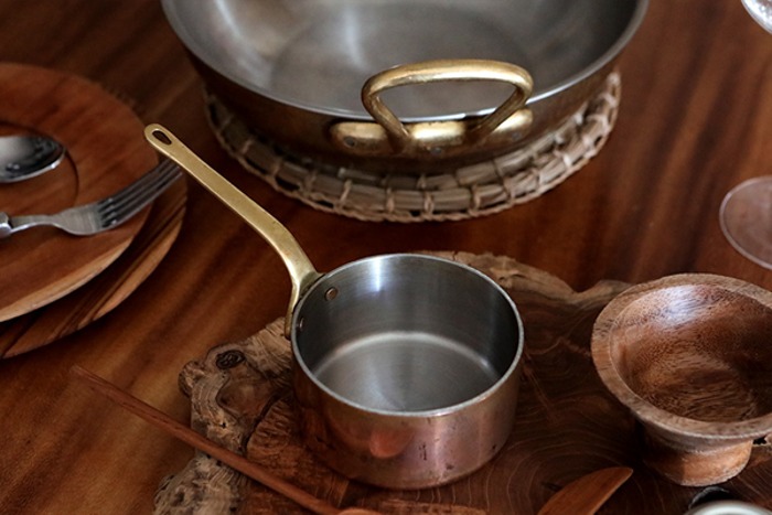 COPPER ROUND PAN